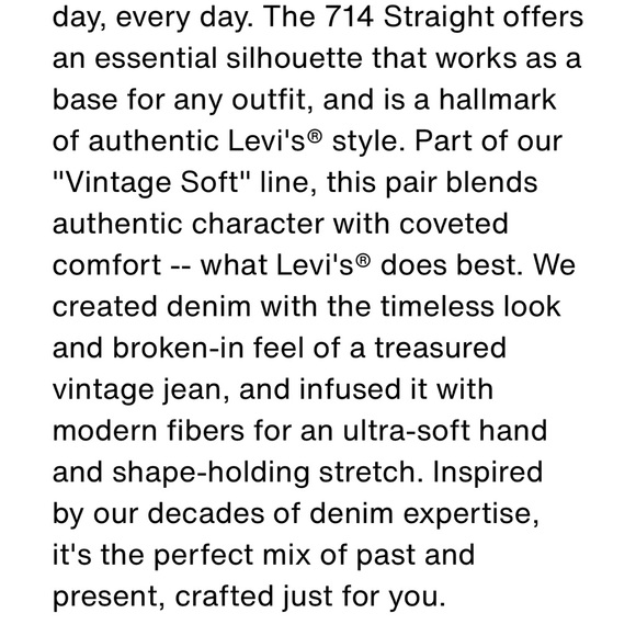 Levi’s 714 Straight size 25. - Picture 13 of 13